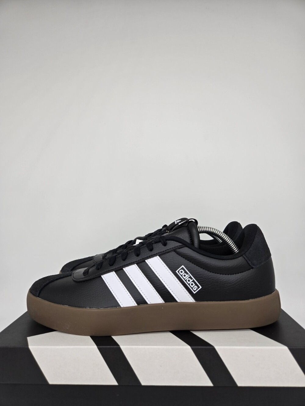 adidas Men's Vl Court 3.0 ID6286 Core Black Cloud White Gum Shoes Size 11